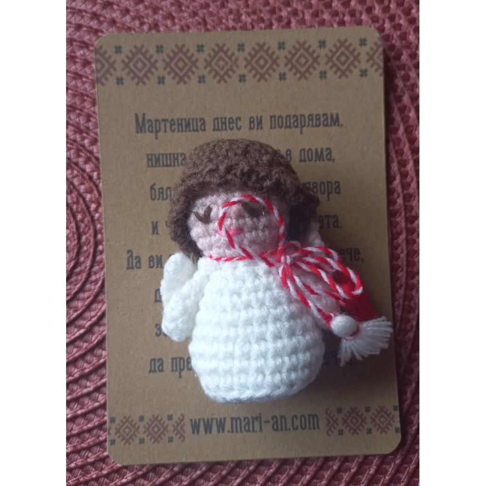 Плетена играчка  - ангелче